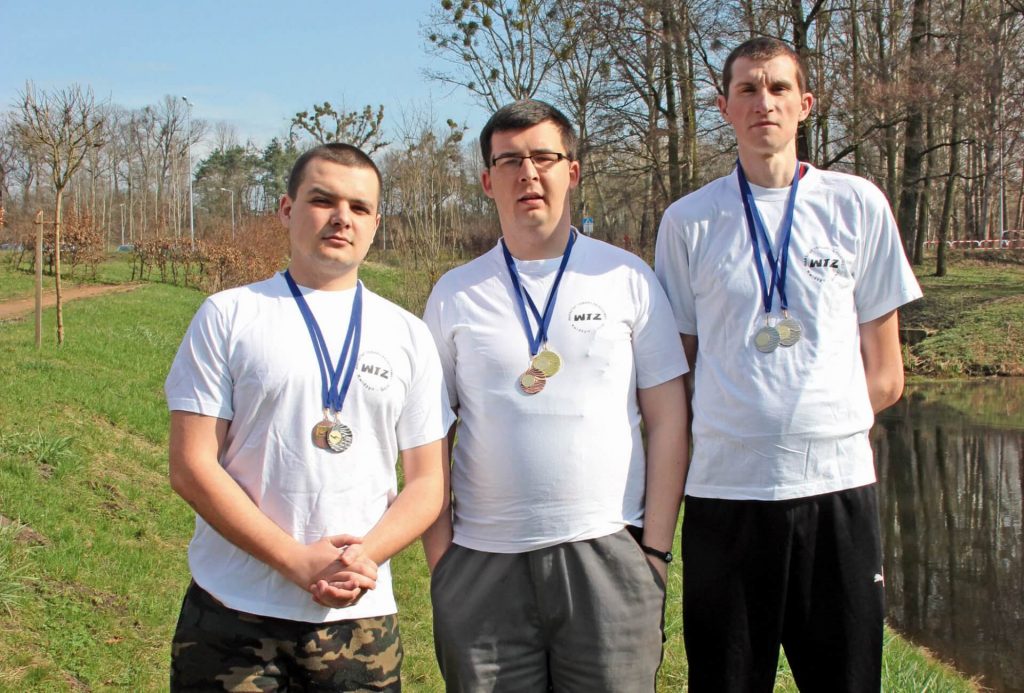 Reprezentacja Warsztatu Terapii Zajęciowej w Kwidzynie z medalami
