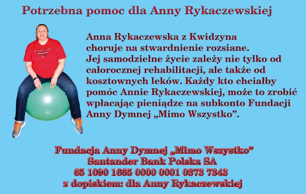 Prośba o pomoc dla Anny Rykaczewskiej