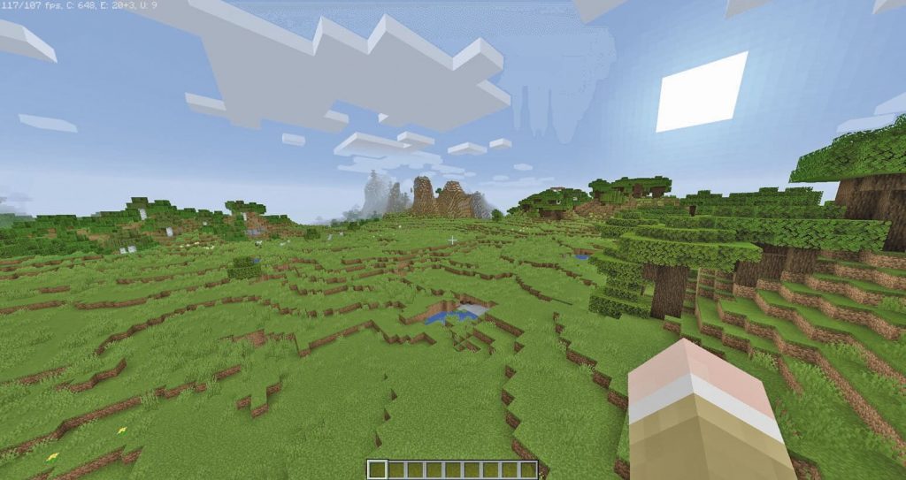 Zrzut ekranu z gry Minecraft