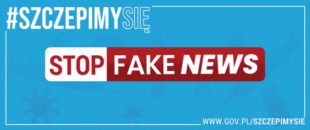 Plansza z napisem „Stop Fake News”